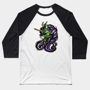 Frankenstein's Unicorn Baseball T-Shirt